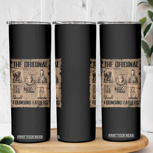 The Original Founding Fathers Skinny Tumbler Native American Indigenous Leaders Graphic