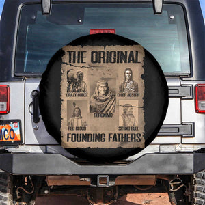 The Original Founding Fathers Spare Tire Cover Native American Indigenous Leaders Graphic