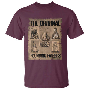 The Original Founding Fathers T Shirt Native American Indigenous Leaders Graphic