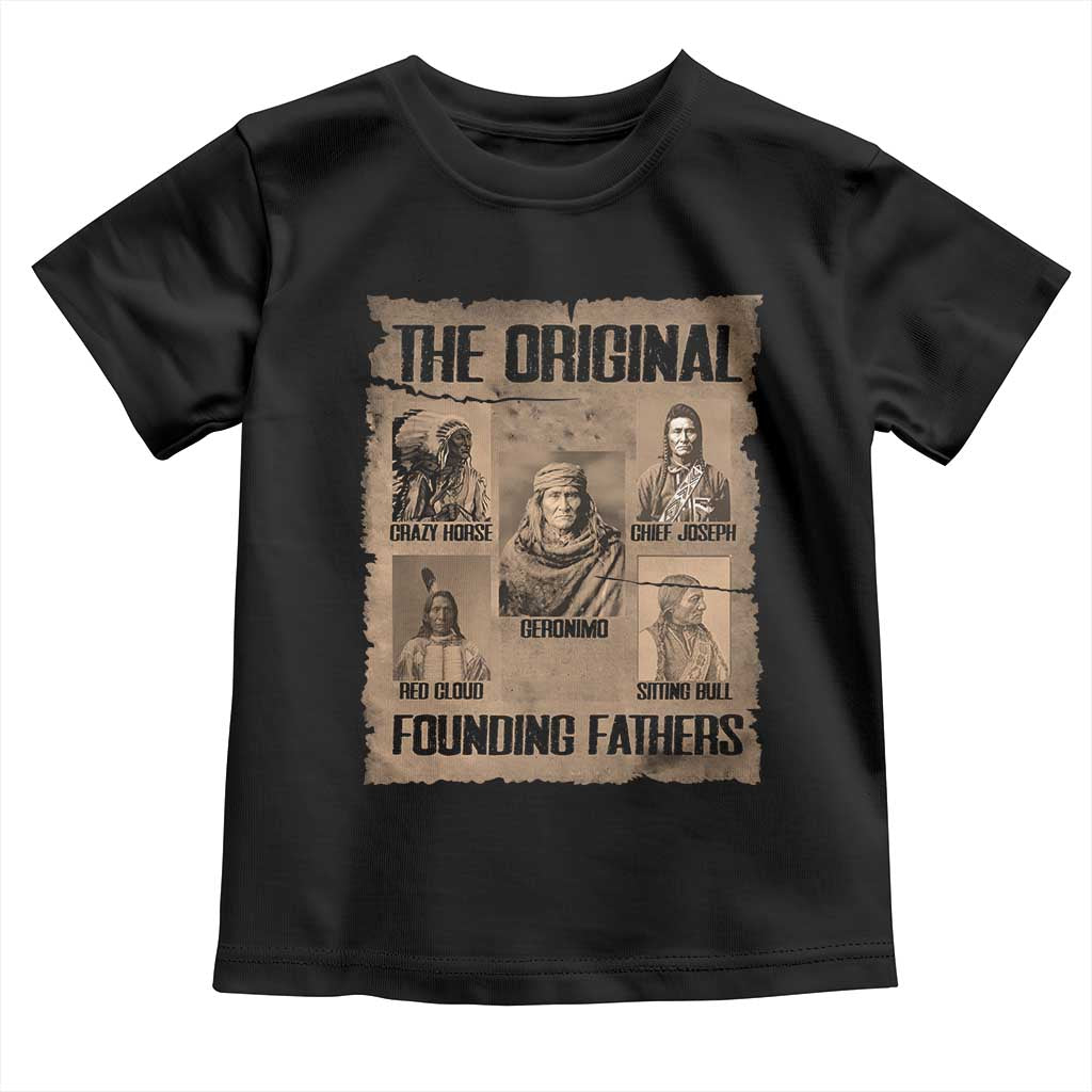 The Original Founding Fathers Toddler T Shirt Native American Indigenous Leaders Graphic