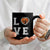 Love Basketball Coffee Mug Cracked Ball Graphic For Sport Lover TS12 Print Your Wear
