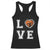 Love Basketball Racerback Tank Top Cracked Ball Graphic For Sport Lover TS12 Black Print Your Wear