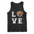 Love Basketball Tank Top Cracked Ball Graphic For Sport Lover TS12 Black Print Your Wear