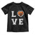 Love Basketball Toddler T Shirt Cracked Ball Graphic For Sport Lover TS12 Black Print Your Wear