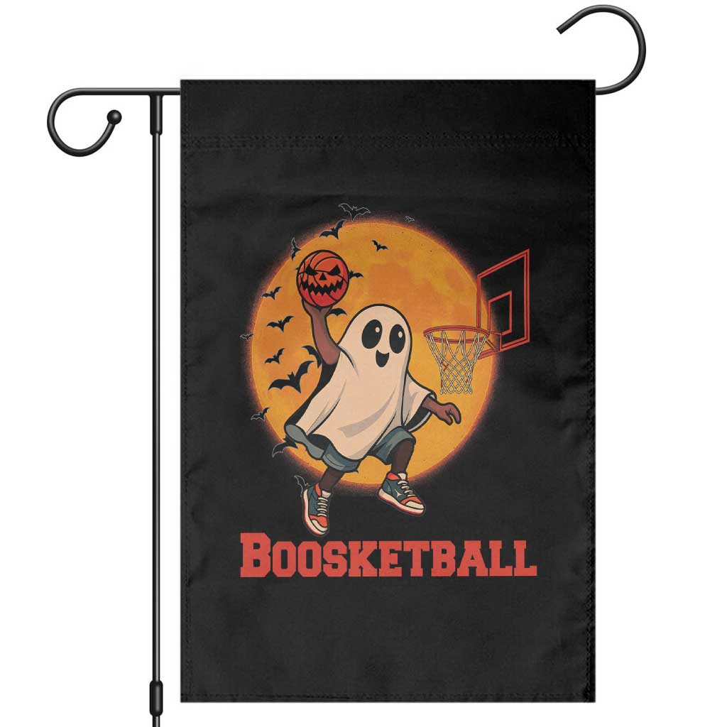 Funny Black Ghost Halloween Basketball Garden Flag Boosketball Dunk Gift TS12 Black Print Your Wear