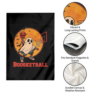 Funny Black Ghost Halloween Basketball Garden Flag Boosketball Dunk Gift TS12 Print Your Wear