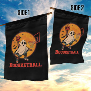 Funny Black Ghost Halloween Basketball Garden Flag Boosketball Dunk Gift TS12 Print Your Wear