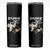 Halloween Dunk Or Treat Skinny Tumbler Funny Skeleton And Ghost Playing Basketball TS12 Black Print Your Wear