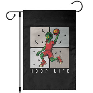 Hoop Life Garden Flag Halloween Zombie Basketball Spooky Game TS12 Black Print Your Wear