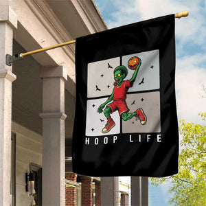 Hoop Life Garden Flag Halloween Zombie Basketball Spooky Game TS12 Print Your Wear