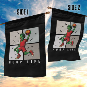 Hoop Life Garden Flag Halloween Zombie Basketball Spooky Game TS12 Print Your Wear