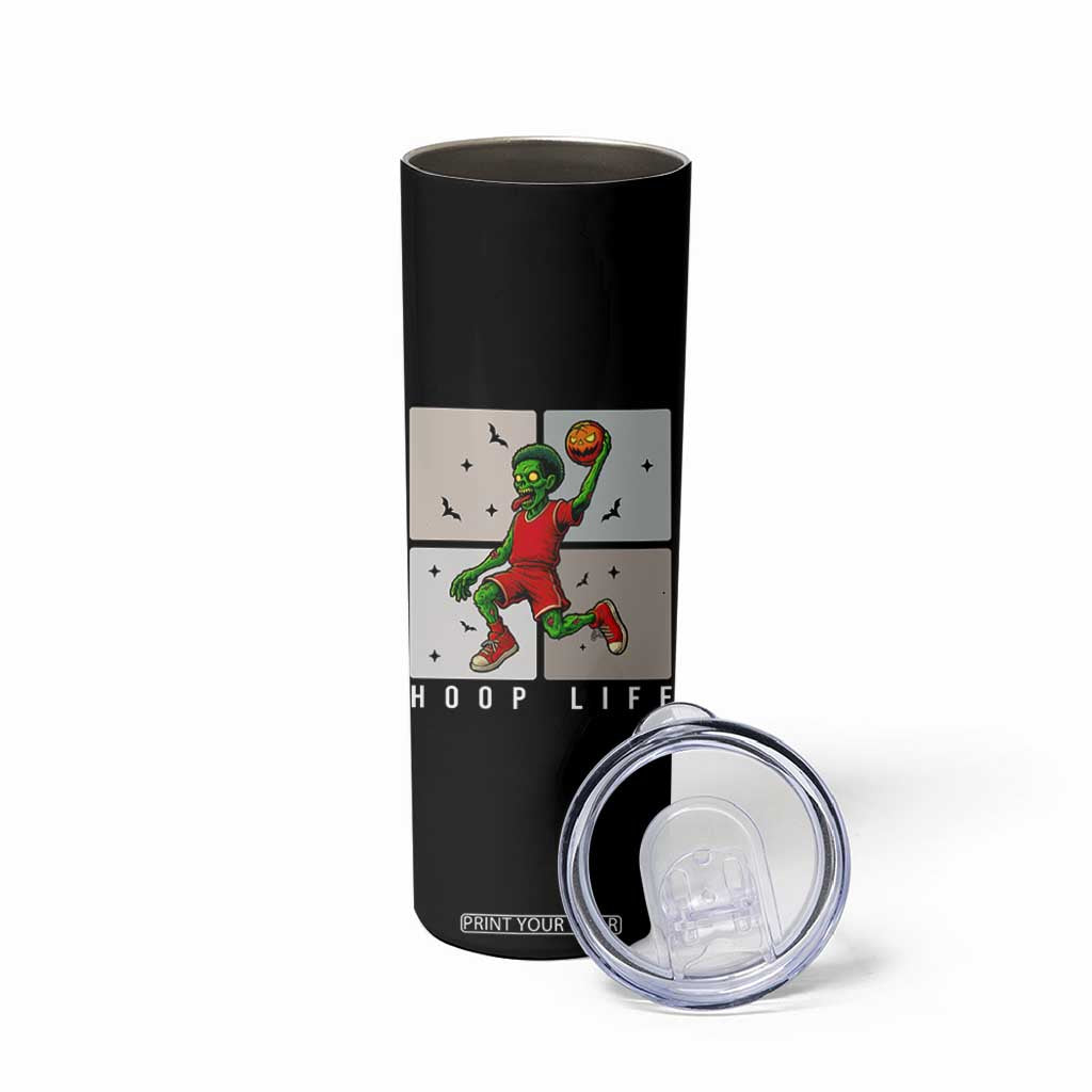 Hoop Life Skinny Tumbler Halloween Zombie Basketball Spooky Game TS12 Print Your Wear
