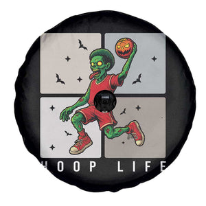 Hoop Life Spare Tire Cover Halloween Zombie Basketball Spooky Game TS12 Print Your Wear