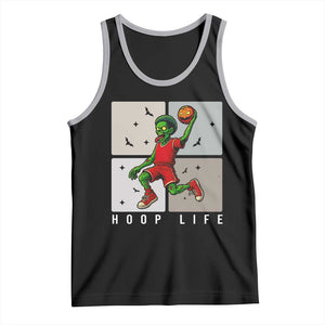 Hoop Life Tank Top Halloween Zombie Basketball Spooky Game TS12 Black Athletic Heather Print Your Wear