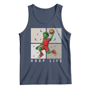 Hoop Life Tank Top Halloween Zombie Basketball Spooky Game TS12 Navy Print Your Wear