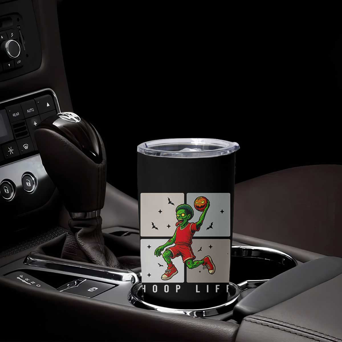 Hoop Life Tumbler Cup Halloween Zombie Basketball Spooky Game TS12 Print Your Wear