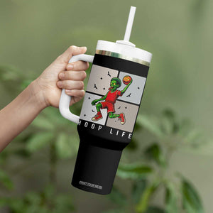 Hoop Life Tumbler With Handle Halloween Zombie Basketball Spooky Game TS12 Print Your Wear