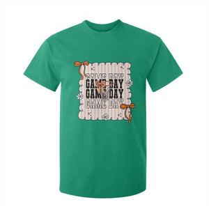 Basketball Game Day T Shirt For Kid Retro Coquette Bow Gift For Sport Lovers TS12 Irish Green Print Your Wear