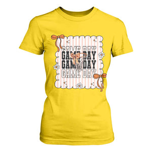 Basketball Game Day T Shirt For Women Retro Coquette Bow Gift For Sport Lovers TS12 Daisy Print Your Wear