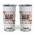 Basketball Game Day Tumbler Cup Retro Coquette Bow Gift For Sport Lovers - Print Your Wear