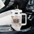 Basketball Game Day Tumbler With Handle Retro Coquette Bow Gift For Sport Lovers TS12 Print Your Wear