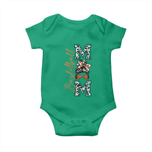 Basketball Mom Baby Onesie Retro Style Gift For Sports Lover TS12 Irish Green Print Your Wear
