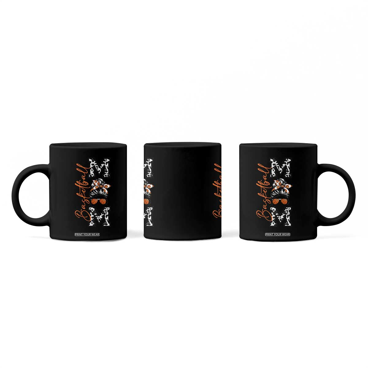 Basketball Mom Coffee Mug Retro Style Gift For Sports Lover TS12 Print Your Wear