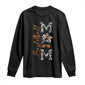 Basketball Mom Long Sleeve Shirt Retro Style Gift For Sports Lover TS12 Black Print Your Wear