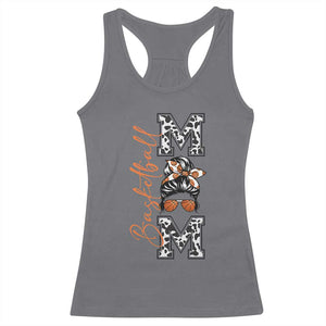 Basketball Mom Racerback Tank Top Retro Style Gift For Sports Lover TS12 Charcoal Print Your Wear