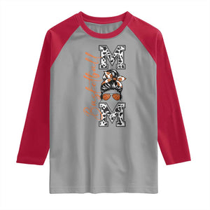 Basketball Mom Raglan Shirt Retro Style Gift For Sports Lover TS12 Sport Gray Red Print Your Wear