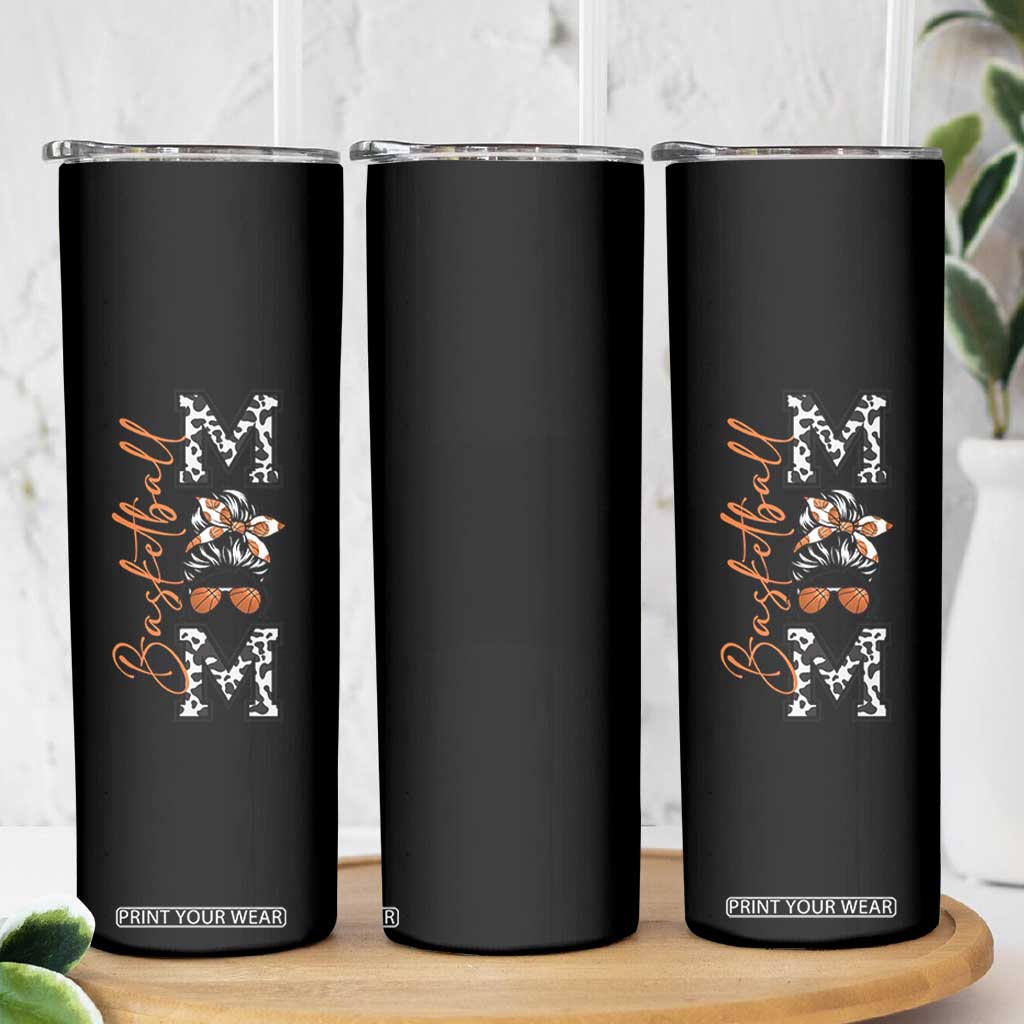 Basketball Mom Skinny Tumbler Retro Style Gift For Sports Lover TS12 Print Your Wear