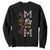 Basketball Mom Sweatshirt Retro Style Gift For Sports Lover TS12 Black Print Your Wear