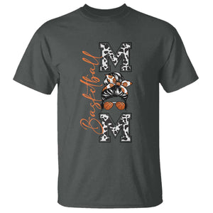 Basketball Mom T Shirt Retro Style Gift For Sports Lover TS12 Dark Heather Print Your Wear
