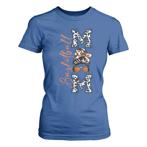 Basketball Mom T Shirt For Women Retro Style Gift For Sports Lover TS12 Royal Blue Print Your Wear