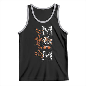 Basketball Mom Tank Top Retro Style Gift For Sports Lover TS12 Black Athletic Heather Print Your Wear
