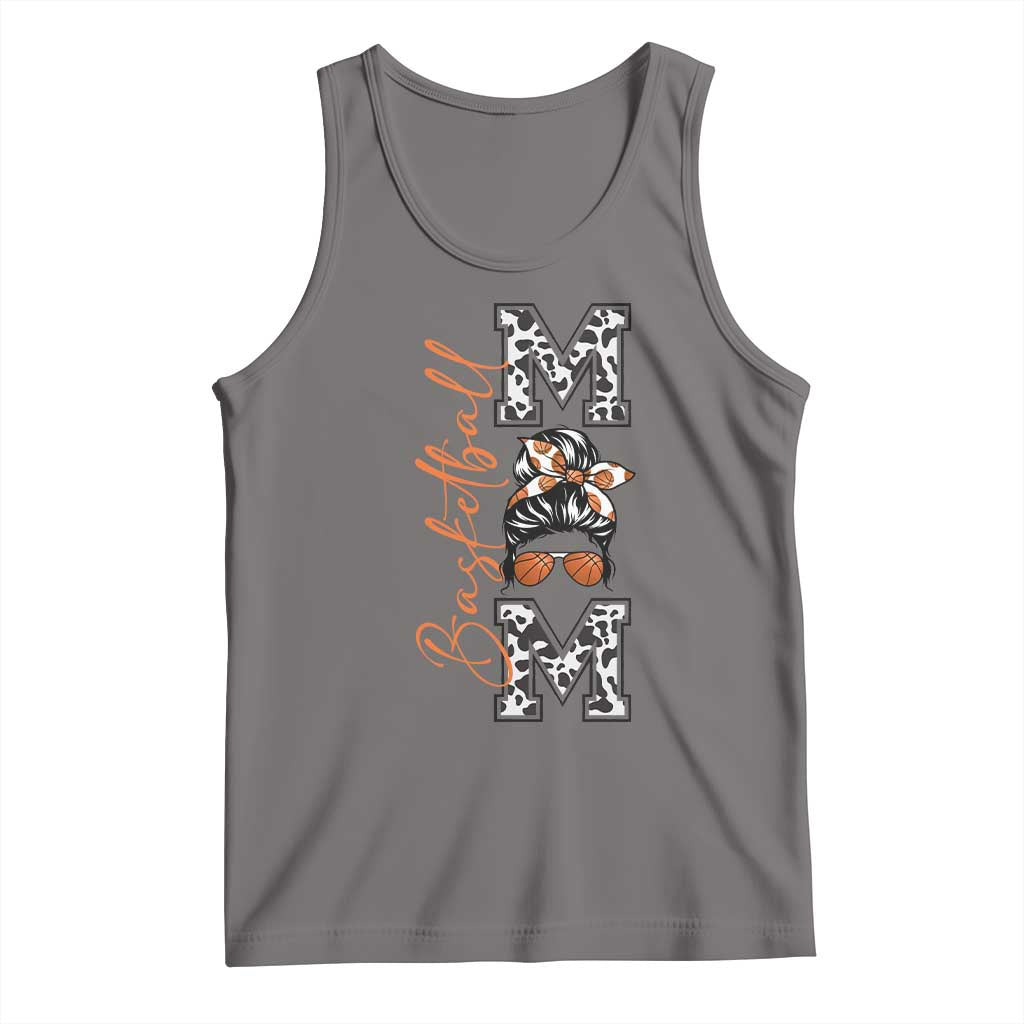 Basketball Mom Tank Top Retro Style Gift For Sports Lover TS12 Deep Heather Print Your Wear