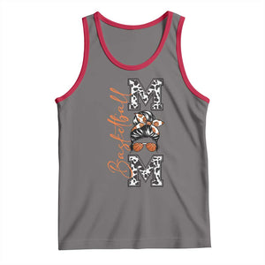 Basketball Mom Tank Top Retro Style Gift For Sports Lover TS12 Deep Heather Red Print Your Wear