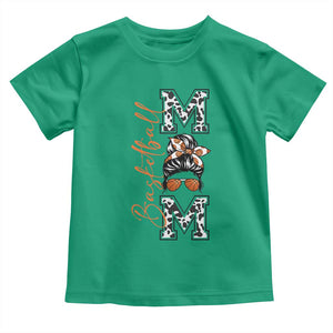 Basketball Mom Toddler T Shirt Retro Style Gift For Sports Lover TS12 Irish Green Print Your Wear