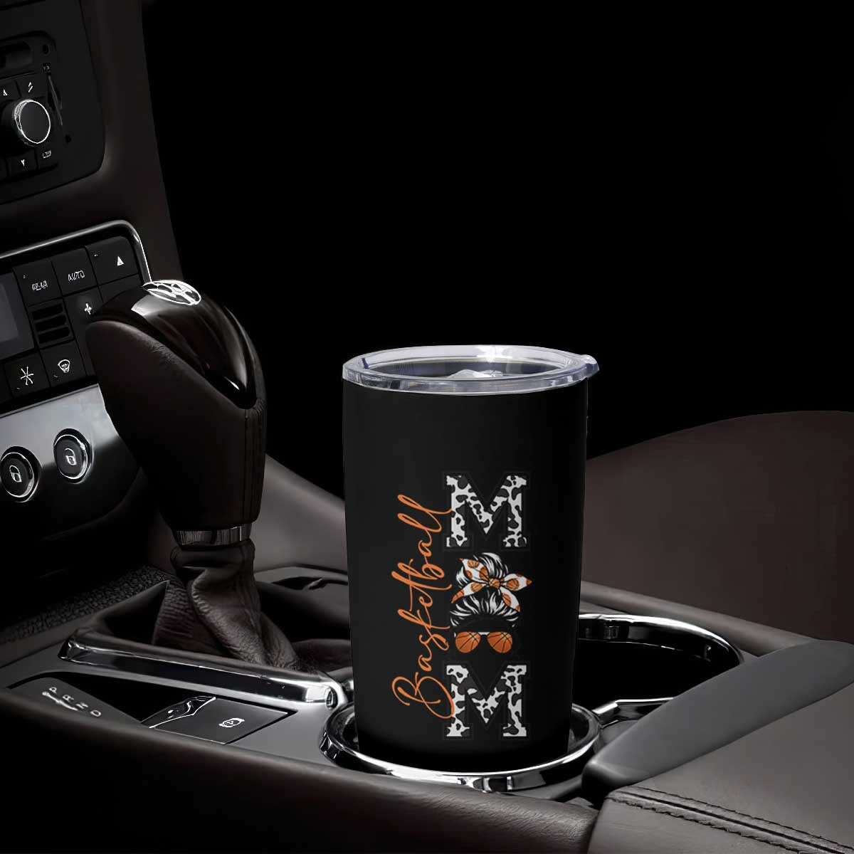 Basketball Mom Tumbler Cup Retro Style Gift For Sports Lover TS12 Print Your Wear