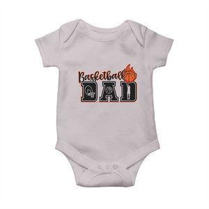 Basketball Dad Baby Onesie Gift For Sport Lover TS12 Ice Gray Print Your Wear