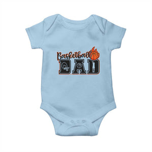 Basketball Dad Baby Onesie Gift For Sport Lover TS12 Light Blue Print Your Wear