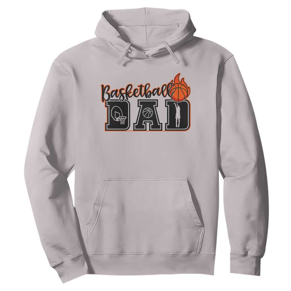 Basketball Dad Hoodie Gift For Sport Lover TS12 Ice Gray Print Your Wear