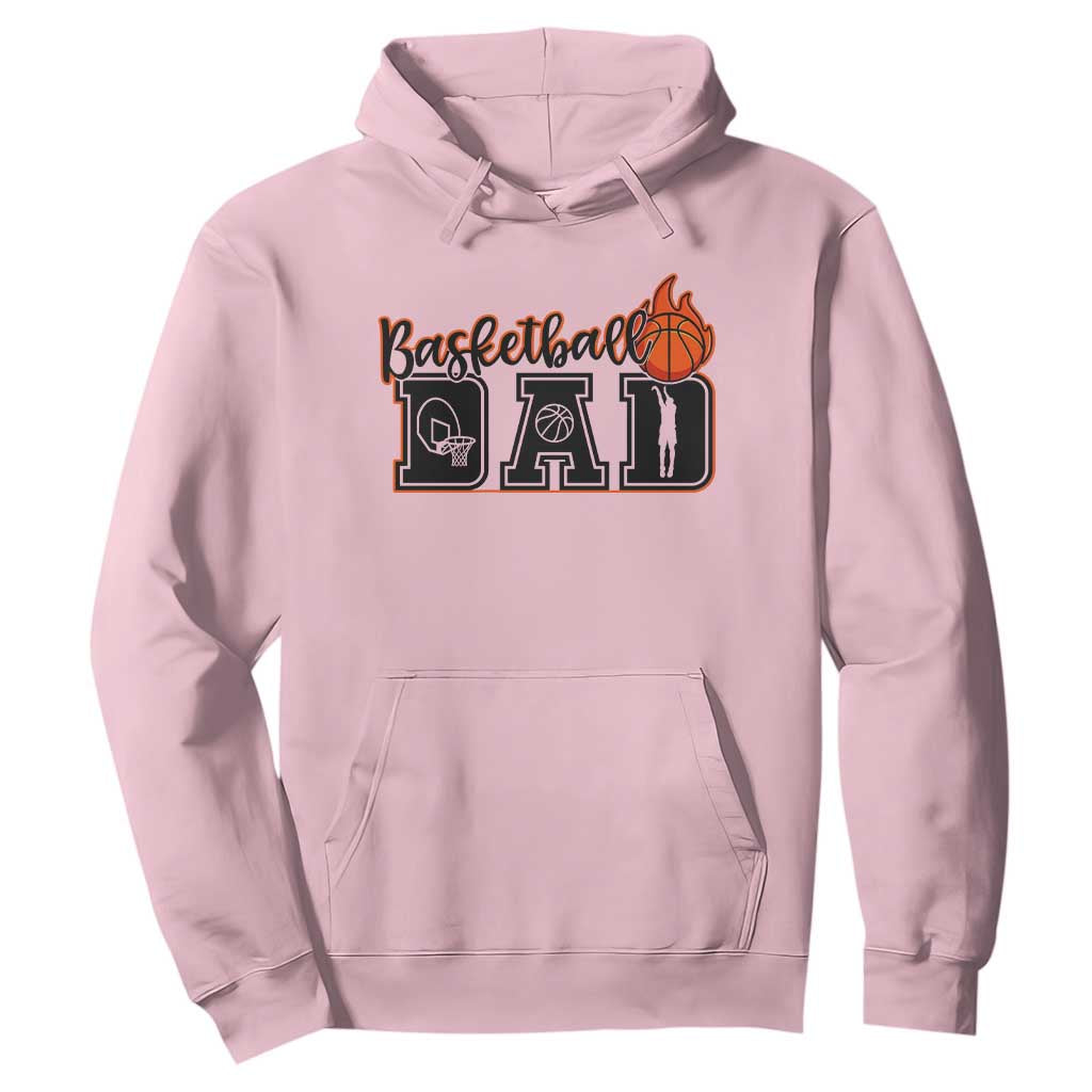 Basketball Dad Hoodie Gift For Sport Lover TS12 Light Pink Print Your Wear