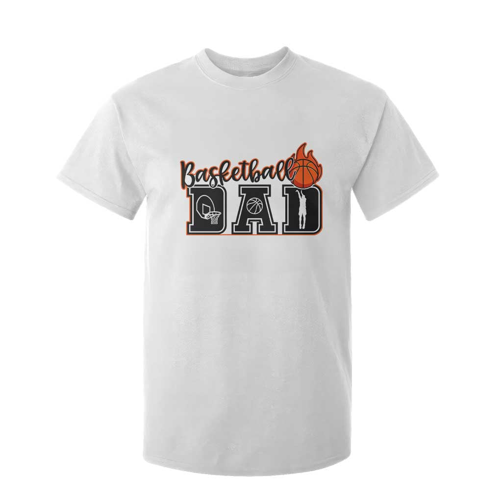 Basketball Dad T Shirt For Kid Gift For Sport Lover TS12 White Print Your Wear