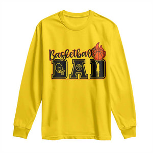Basketball Dad Long Sleeve Shirt Gift For Sport Lover TS12 Daisy Print Your Wear