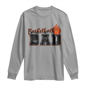 Basketball Dad Long Sleeve Shirt Gift For Sport Lover TS12 Sport Gray Print Your Wear