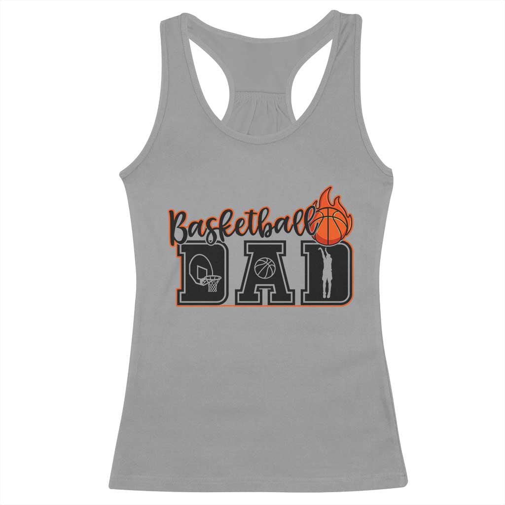 Basketball Dad Racerback Tank Top Gift For Sport Lover TS12 Sport Gray Print Your Wear