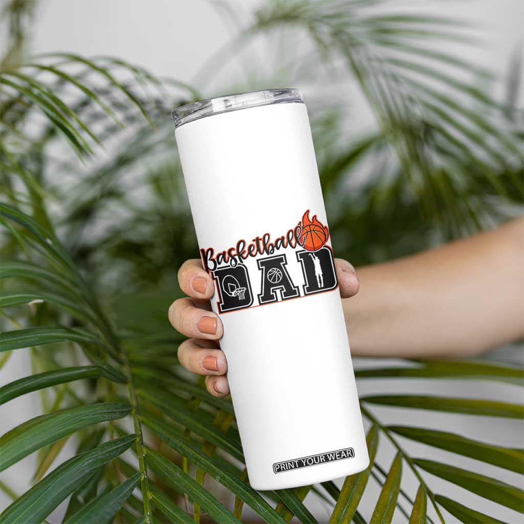 Basketball Dad Skinny Tumbler Gift For Sport Lover TS12 Print Your Wear