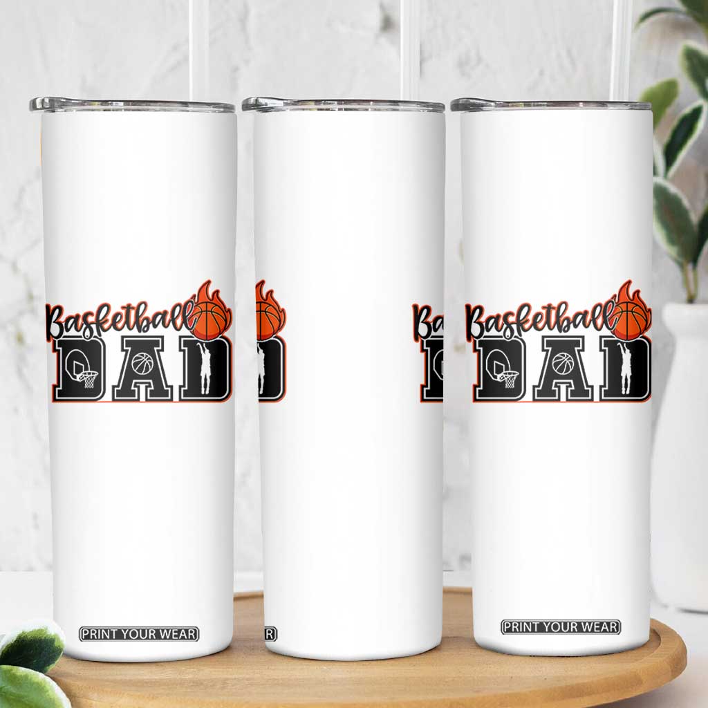 Basketball Dad Skinny Tumbler Gift For Sport Lover TS12 Print Your Wear