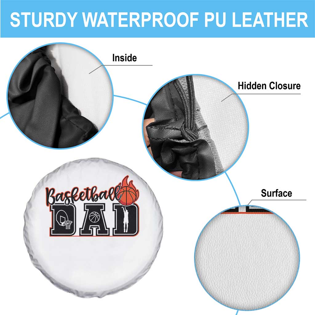 Basketball Dad Spare Tire Cover Gift For Sport Lover TS12 Print Your Wear